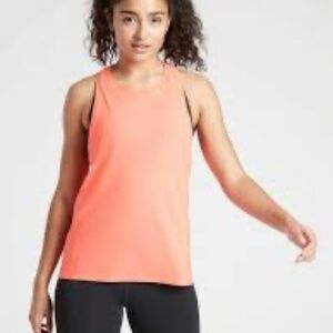Athlete Ultimate Train Tank Coral Volt m bright orange